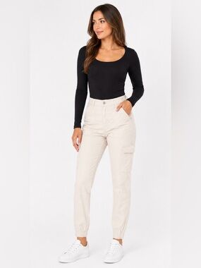 Banana Republic Beige Cargo Jogger Pants